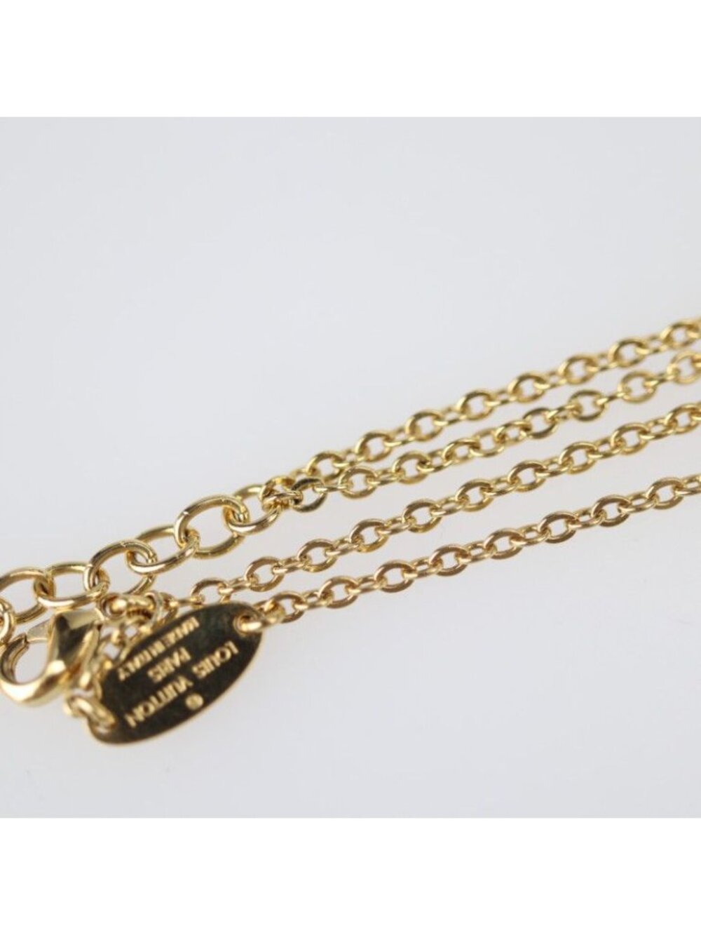 Louis Vuitton Bracelet Serule Metal Gold Silver Viton - Picture 6 of 8